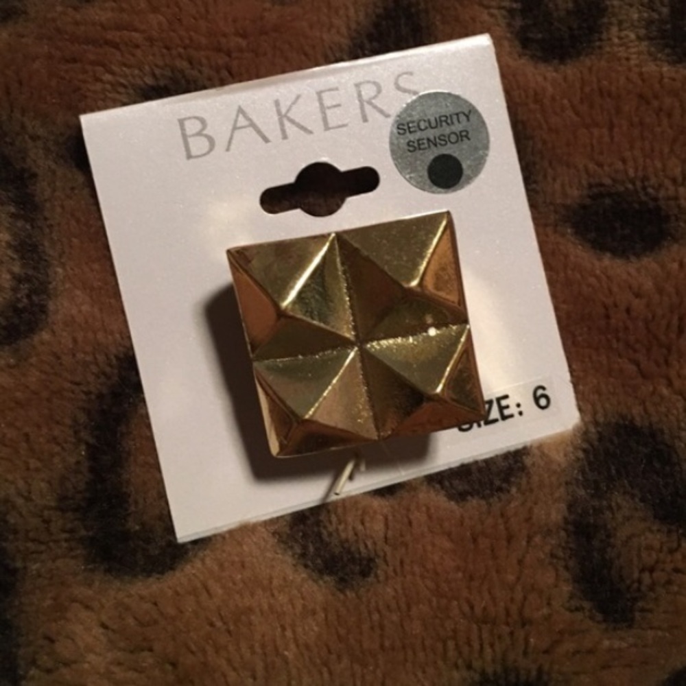 Bakers Gold Spiked Ring
